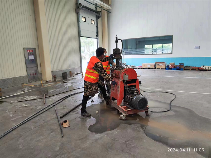 花垣厂房地面下沉塌陷注浆加固施工